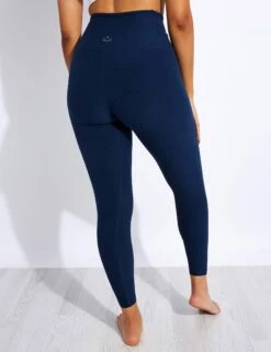 Beyond Yoga Spacedye At Your Leisure High Waisted Midi Legging - Nocturnal Navy -The Sports Edit Store Beyond Yoga CF Spacedye At Your Leisure High Waisted Legging SD3463 Nocturnal Navy 0008