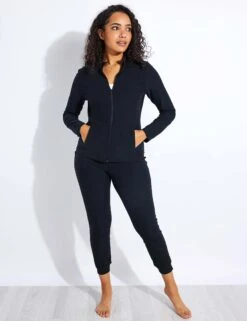 Beyond Yoga Spacedye On The Go Mock Neck Jacket - Darkest Night -The Sports Edit Store Beyond Yoga CF Spacedye On The Go Mock Neck Jacket SD2154 Darkest Night 0012