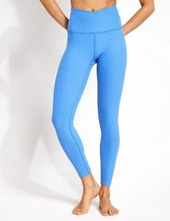 Beyond Yoga Spacedye At Your Leisure High Waisted Midi Legging - Sky Blue Heather