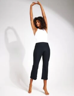 Beyond Yoga Spacedye Refocus Cropped Tank - Cloud White -The Sports Edit Store Beyond Yoga SPACEDYE REFOCUS CROPPED TANK SD4671WHI CLOUD WHITE 0007