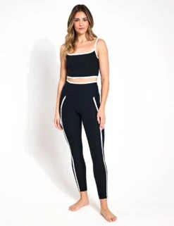 Beyond Yoga Spacedye New Moves High Waisted Midi Legging - Darkest Night/Cloud White -The Sports Edit Store Beyond Yoga Spacedye New Moves High Waisted Midi Legging Darkest Night Cloud White SD3540BLA S 0005