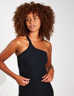 Beyond Yoga Spacedye One Up Cropped Tank - Darkest Night