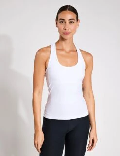 Beyond Yoga Spacedye Step Up Racerback Tank - Cloud White