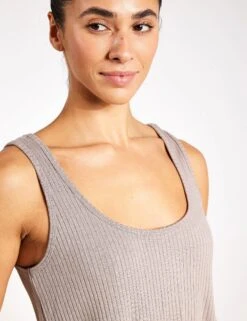 Beyond Yoga Well Traveled Tank - Birch -The Sports Edit Store Beyond Yoga WELL TRAVELED TANK NK4683LIG BIRCH 0026