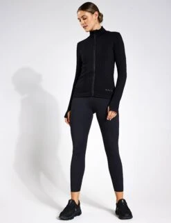 Born India Jacket - Black -The Sports Edit Store Born India Seamless Jacket O22SM1 Black 0006