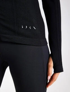 Born India Jacket - Black -The Sports Edit Store Born India Seamless Jacket O22SM1 Black 0012