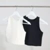 The Dylan Bra Starter Set - Ivory / Black -The Sports Edit Store Bundle 05 Girlfriend Collective Dylan Bra Black Ivory 0006