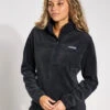 Columbia Women's Benton Springs Half Snap Pullover - Black -The Sports Edit Store Columbia Benton Springs Half Snap Pullover Black 2085651 010 S 0014