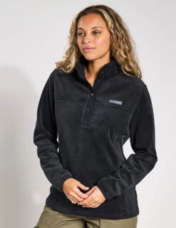 Columbia Women's Benton Springs Half Snap Pullover - Black
