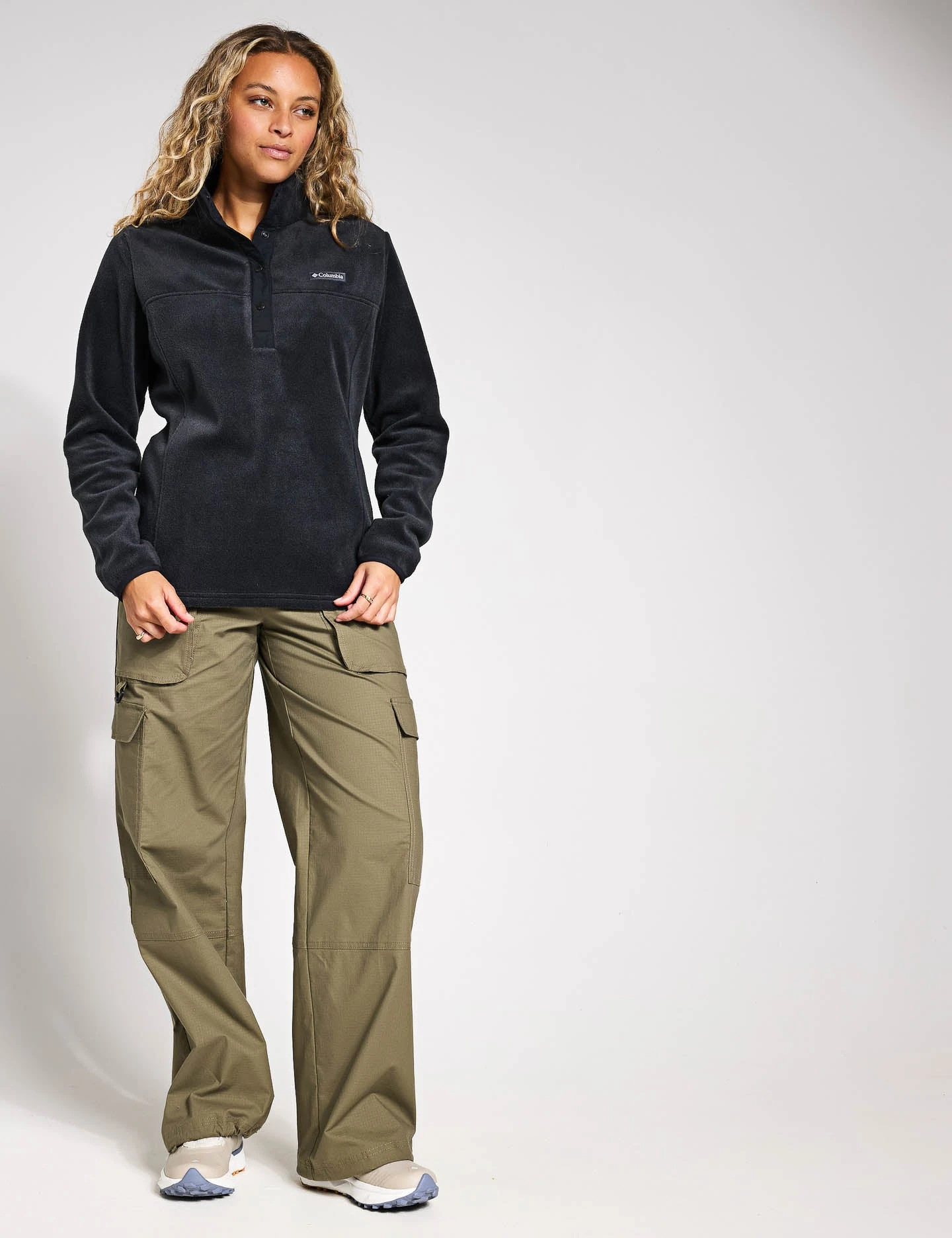 Columbia Women's Benton Springs Half Snap Pullover - Black 6 Columbia Women's Benton Springs Half Snap Pullover - Black - Image 4