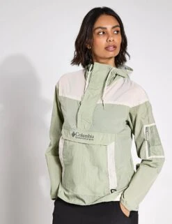 Columbia Challenger II Windbreaker - Safari/Dark Stone