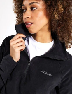 Columbia Glacial II Casual Cropped Fleece - Black -The Sports Edit Store Columbia Glacial Cropped II 2002121010 BLACK 0023