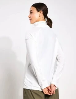 Columbia Glacial IV Half Zip Fleece - Sea Salt -The Sports Edit Store Columbia Glacial IV 1 2 Zip Fleece 1802201 125 Sea Salt 0021