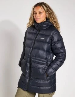 Columbia Harmony Falls Hooded Mid Down Jacket - Black