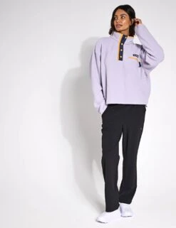Columbia Helvetia II Cropped Sherpa Half Snap Fleece - Lavender Pearl -The Sports Edit Store Columbia Helvetia II Cropped Half Snap Fleece 2092231551 Lavender Pearl 0013