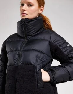 Columbia Leadbetter Point Sherpa Hybrid Puffer Jacket - Black -The Sports Edit Store Columbia LEADBETTER POINTTM SHERPA HYBRID 1955243 010 Black 0022