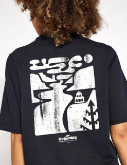 Columbia North Cascades Graphic T-Shirt - Black/Simple Gorge -The Sports Edit Store Columbia North Cascades Graphic SS Tee 2036593010 BLACK 0022