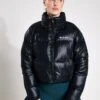 Columbia Puffect Cropped Puffer Jacket - Black Gloss