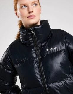 Columbia Puffect Cropped Puffer Jacket - Black Gloss -The Sports Edit Store Columbia PUFFECTTM CROPPED JACKET 2002491 011 Black Gloss 0021