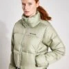 Columbia Puffect Cropped Puffer Jacket - Safari -The Sports Edit Store Columbia PUFFECTTM CROPPED JACKET 2002491 348 Safari 0019
