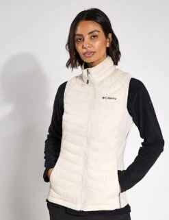 Columbia Powder Pass II Hybrid Puffer Gilet - Dark Stone