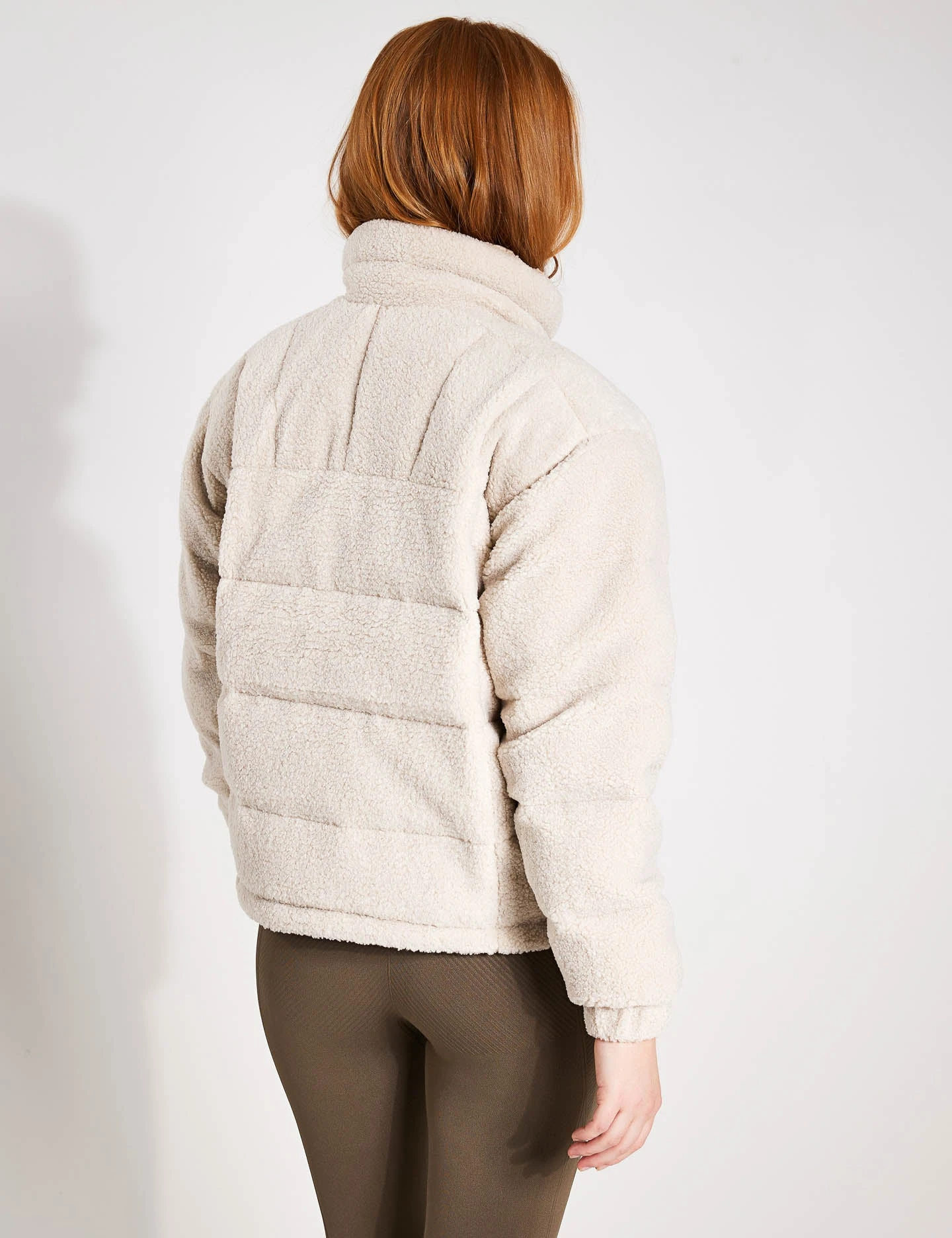 Columbia Ruby Falls Novelty Sherpa Puffer Jacket - Dark Stone Doodle Sherpa 4 Columbia Ruby Falls Novelty Sherpa Puffer Jacket - Dark Stone Doodle Sherpa - Image 2