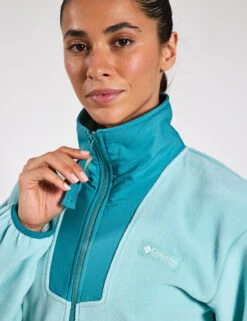 Columbia Sequoia Grove 1/2 Zip Fleece - Spray/Teal -The Sports Edit Store Columbia Sequoia Grove 1 2 Zip Fleece 2085453325 Spray Teal 0021