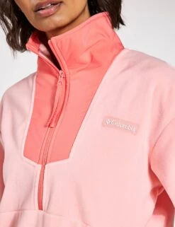 Columbia Sequoia Grove 1/2 Zip Fleece - Pink Sand/Alpenglow 8 Columbia Sequoia Grove 1/2 Zip Fleece - Pink Sand/Alpenglow -The Sports Edit Store Columbia Sequoia Grove 1 2 Zip Fleece 2085453669 Pink Sand Alpenglow 0023
