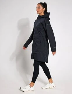 Columbia Weekend Adventure II Long Waterproof Jacket - Black -The Sports Edit Store Columbia Weekend Adventure II Long Shell 2116374010 Black1 2 0019