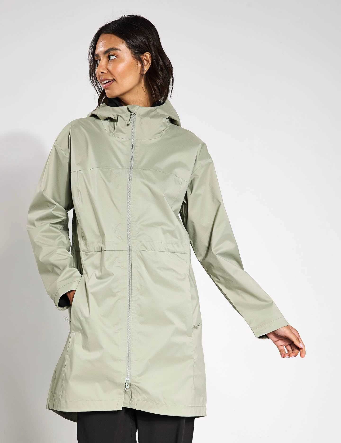 Columbia Weekend Adventure II Long Waterproof Jacket - Safari 5 Columbia Weekend Adventure II Long Waterproof Jacket - Safari - Image 3