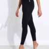 Good Karma High Waisted 7/8 Legging - Onyx -The Sports Edit Store FP Movement High Rise 78 Good Karma Legging Onyx