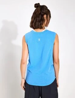 Spin Tank - Riviera Blue -The Sports Edit Store FP Movement Spin Tank Riviera Blue FP OB1919266 4166S Riveria Blue 0023