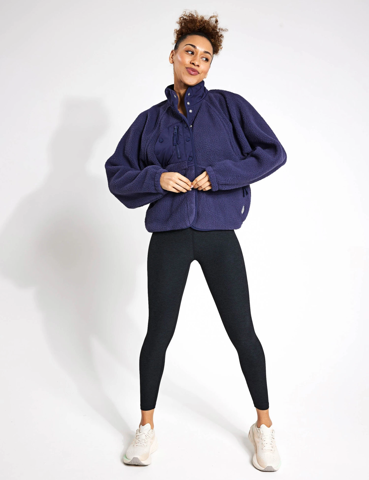 Hit The Slopes Fleece Jacket - Deepest Navy 6 Hit The Slopes Fleece Jacket - Deepest Navy - Image 4