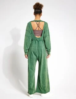 Hot Shot Runner One-Piece - Smoked Pine -The Sports Edit Store FP Movement free people movement hot shot runner one piece smoked pine 0041