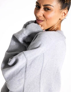 Intercept Pullover - Heather Grey -The Sports Edit Store FP Movement free people movement intercept pullover heather grey FP OB1592286 0016 S 0038