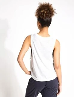 Love Tank - White -The Sports Edit Store FP Movement free people movement love tank white OPO613 0030