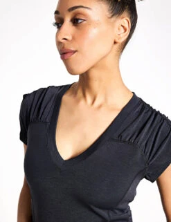 True North Tee - Black -The Sports Edit Store FP Movement free people movement true north tee black OB1776297 BS 0024