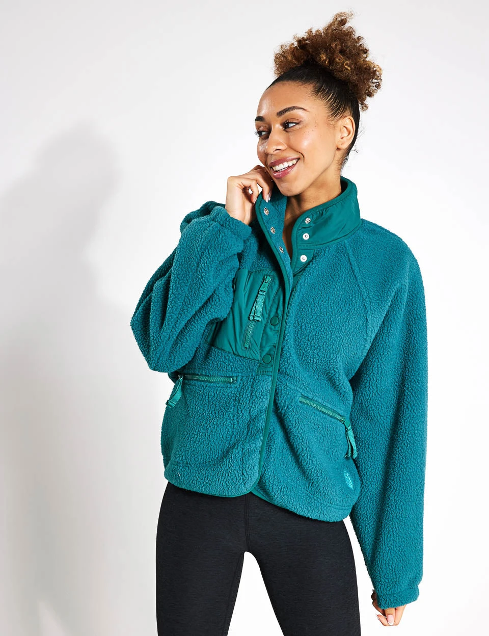 Hit The Slopes Fleece Jacket - Bright Forest 3 Hit The Slopes Fleece Jacket - Bright Forest