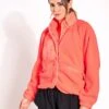 Hit The Slopes Fleece Jacket - Neon Coral -The Sports Edit Store FP Movment Hit The Slopes Fleece Jacket OB921410 6024S 0005