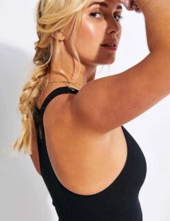 Free Throw Crop - Black 9 Free Throw Crop - Black -The Sports Edit Store Free People Movement FREE THROW CROP OB916007 BLACK 0020