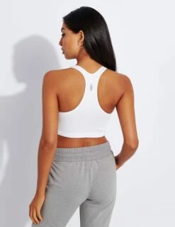 Free Throw Crop - White -The Sports Edit Store Free People Movement FREE THROW CROP OB916007 WHITE 0038