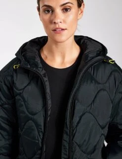 Stormwear Hooded Puffer Jacket - Black -The Sports Edit Store GO270D 1