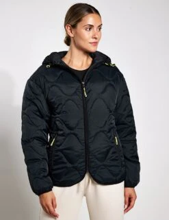 Stormwear Hooded Puffer Jacket - Black -The Sports Edit Store GOODMO 2 9122dbd2 f696 40bb 8368 6ed8b9fe329e