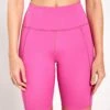 High Waisted Bike Short - Fuchsia -The Sports Edit Store Girlfiriend Collective Compressive High Rise Bike Shorts 4011 FU Ultraviolet RVT 0001