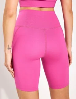 High Waisted Bike Short - Fuchsia -The Sports Edit Store Girlfiriend Collective Compressive High Rise Bike Shorts 4011 FU Ultraviolet RVT 0003