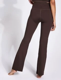 Compressive Flare Legging - Cocoa Bean -The Sports Edit Store Girlfriend Collective COMPRESSIVE FLARE LEGGING 4038 COB Cocoa Bean 0003