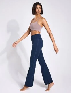 Compressive Flare Legging - Midnight -The Sports Edit Store Girlfriend Collective COMPRESSIVE FLARE LEGGING 4038 TC MIDNIGHT 0019