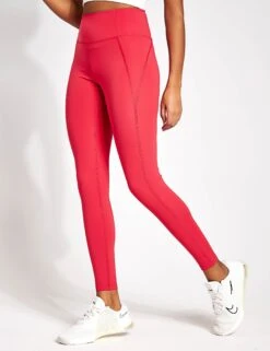 Girlfriend Collective Compressive High Waisted Legging - Cherry