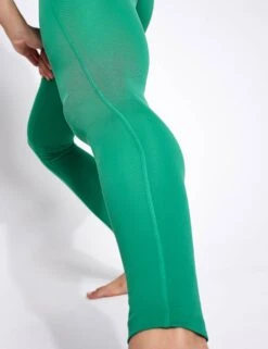 Compressive High Waisted Legging - Saguaro -The Sports Edit Store Girlfriend Collective COMPRESSIVE HIGH RISE LEGGING Long 4007 CG SAGUARO 0004