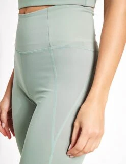 Compressive High Waisted Legging - Agave 11 Compressive High Waisted Legging - Agave -The Sports Edit Store Girlfriend Collective Compressive high rise long 4007 CQ Agave 0020